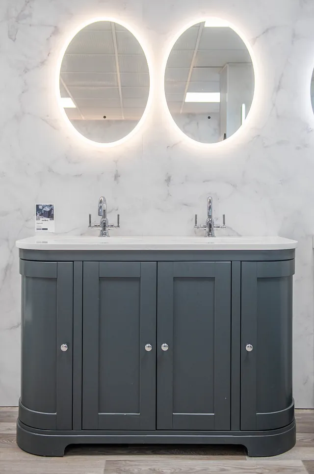 Matching sink and toilet units