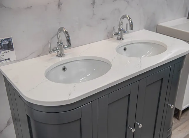 Matching sink and toilet units